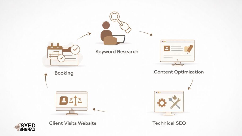 How SEO Works for Law Firms Step by Step by Syed Sheraz