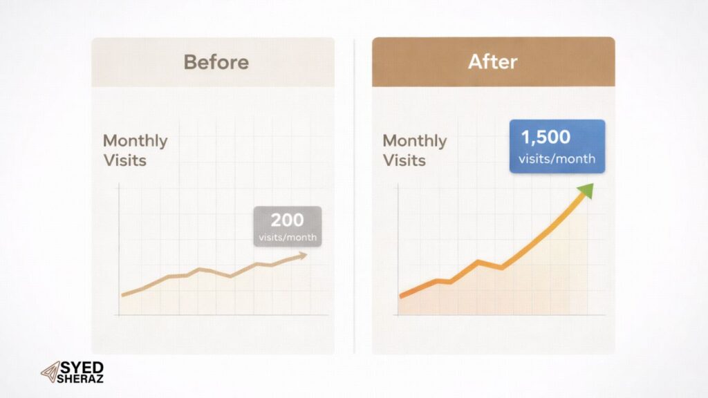 Real Life Example of How SEO Helps a Law Firm by Syed Sheraz